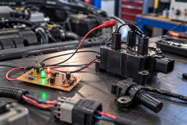 Electrónica digital y analógica automotriz - probador punta lógica